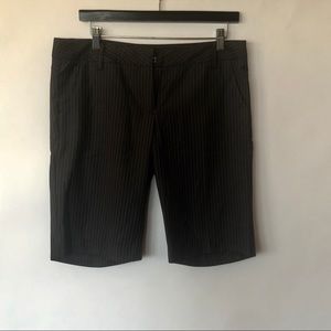 Forever 21 Grey Pinstripe Dress Shorts- L